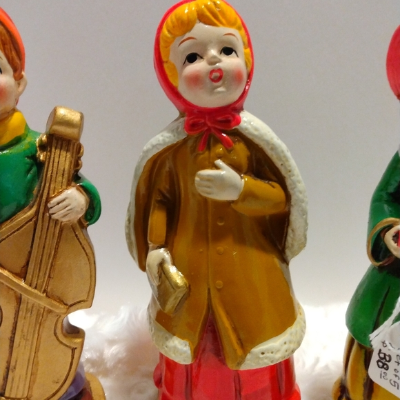 Vintage Christmas carolers (5). ? Jasco brand. - Picture 5 of 9
